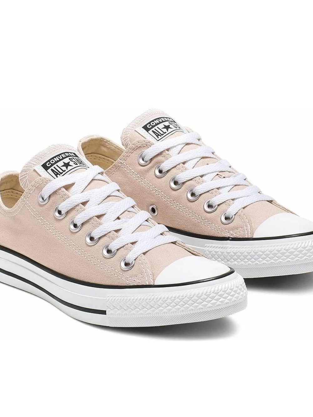 Converse Low Top Canvas Sneakers - Light Pink